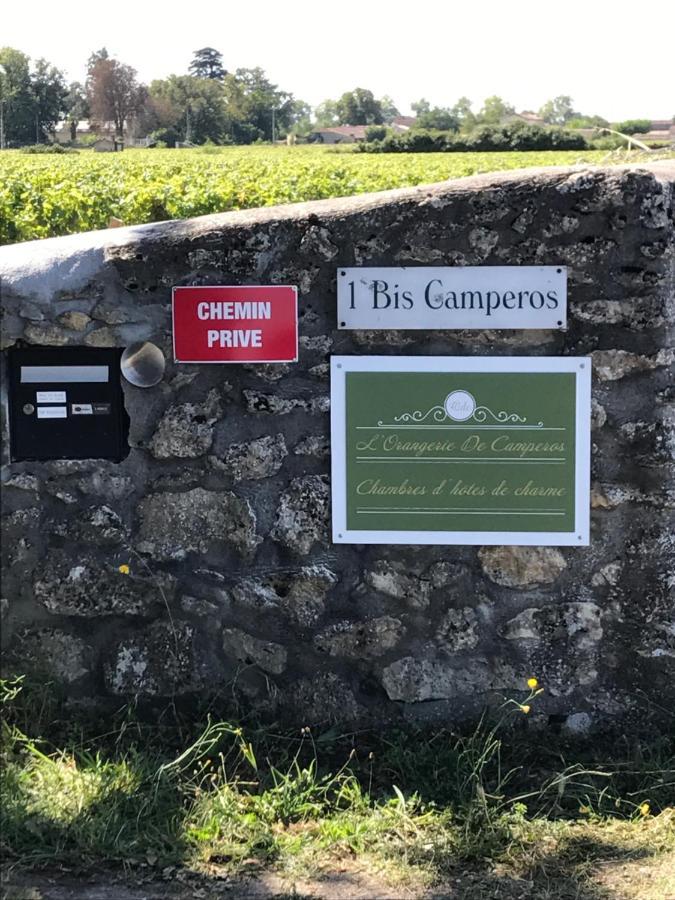 Bed and Breakfast L'Orangerie de Camperos Barsac  Exterior foto